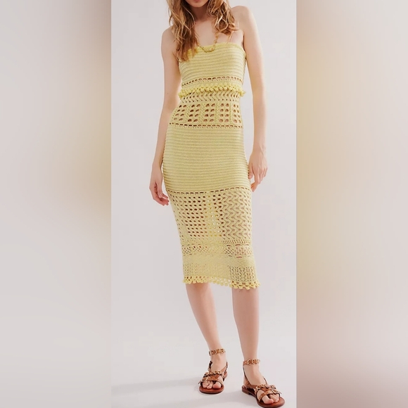 Chic Knit Summer Maxi Sleeveless Dress Size Large - Picture 8 of 8